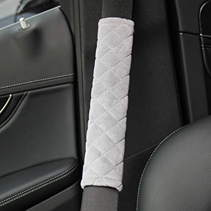 Seat Belt Shoulder Pad Cushions 2 PCS for a More Comfortable Driving Universal Fit for All Cars - Protect Your Neck and Shoulder 