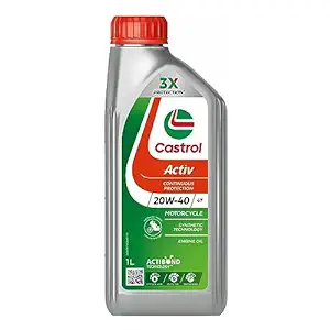 Castrol Activ 20W-40 4T Synthetic Engine Oil for Bikes 1L