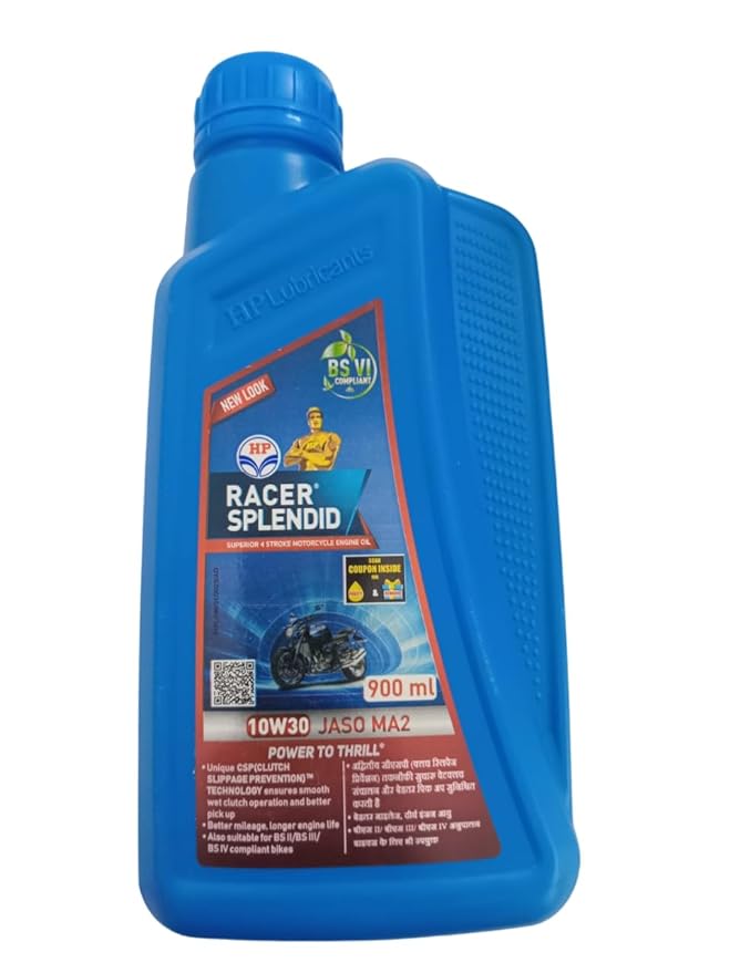 HP 10W30 900ML RACER SPLENDID 4STROKE ENGINE OIL