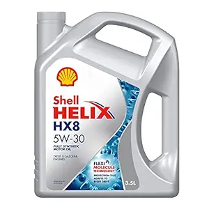 Shell Helix HX8 5W-30
Petrol, Diesel & CNG Cars (3.5 L), medium