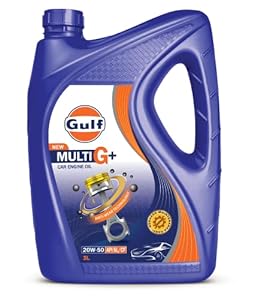 GULF MULTI G+ SAE 20W-50 - Passenger car engine oil [3 L] - Pack of 1