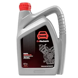 Gomechanic Engine Oil For Bike 2.5 Litre - Fully Synthetic Premium Bike Oil FASTX Pro 4T 15W 50 API-SM Jaso MA2 High Performance Longer Protection, Compatible with all Cruiser Bikes