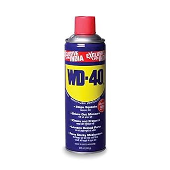 Pidilite WD-40, Multipurpose Spray, Rust Remover, Hinge Lubricant, Stain Remover, Degreaser, and Cleaning Agent, 420ml (341g)