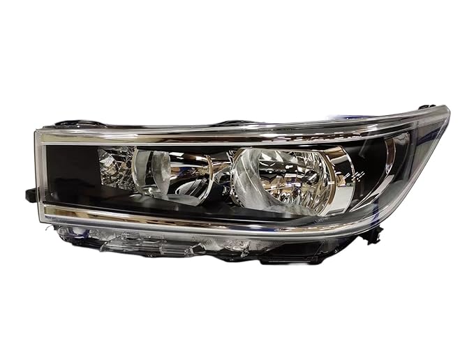 K D Headlight for Toyota Innova Crysta (Left/Passenger Side) Without Projector & Adjustable Motor (2016-NOW)