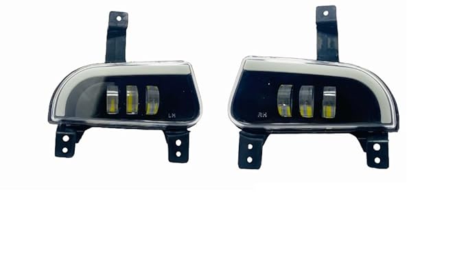 AUTOFASTERS® Car Led fog Light For Mahindra Scorpio Classic With 3 Lens And Day Running Light With Turn Indicator